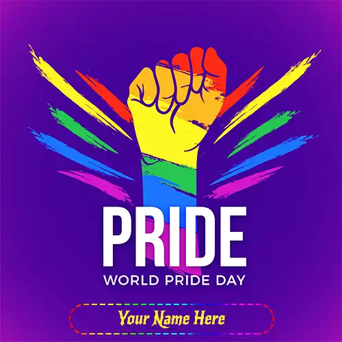 World Pride Day 2024 Image With Name